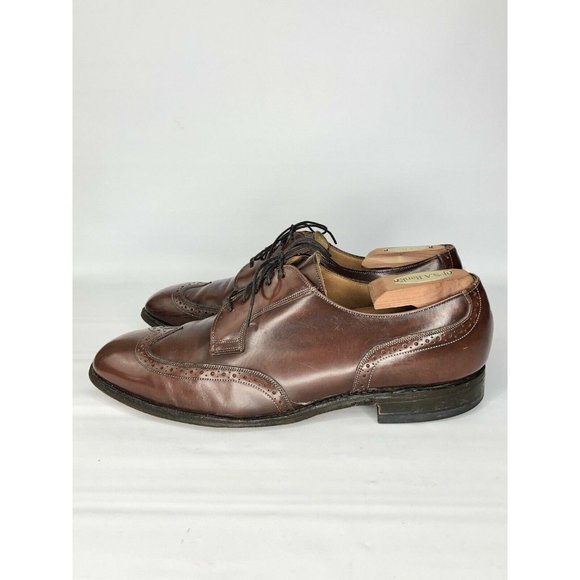 Johnston Murphy Optima Men’s Brown Leather Wingtip - Picture 5 of 11